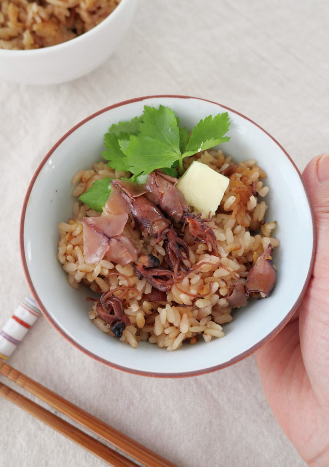 ほたるいかの炊き込みご飯-レシピのメイン写真