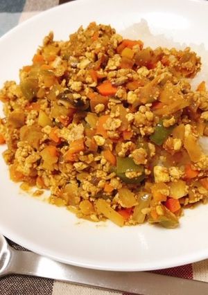 豆腐のドライカレー-レシピのメイン写真