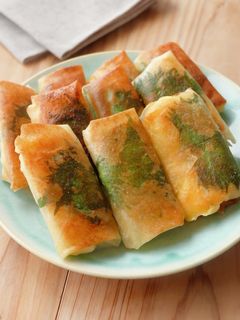 大葉&チーズ入り♪梅マヨささみ春巻-レシピのメイン写真