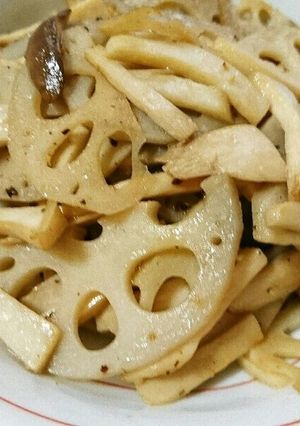 蓮根とエリンギの中華風きんぴら-レシピのメイン写真