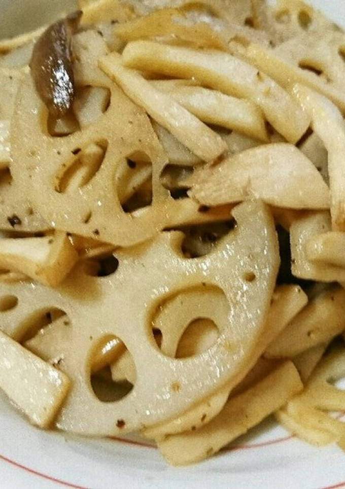 蓮根とエリンギの中華風きんぴら-レシピのメイン写真