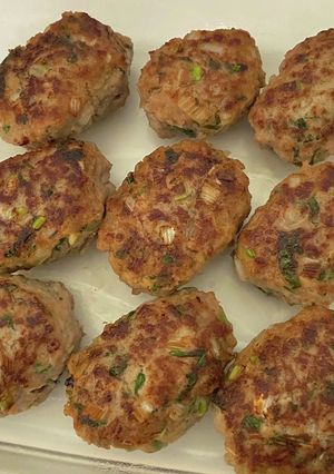 お弁当に☆ネギ味噌大葉ハンバーグ♪-レシピのメイン写真