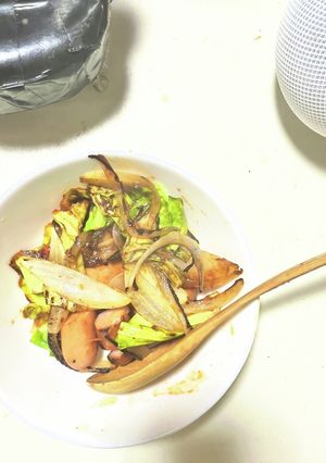 簡単！ソーセージキャベツケチャップ炒め♪-レシピのメイン写真