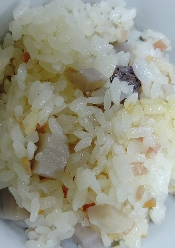 蓮根の洋風炊き込みごはん-レシピのメイン写真
