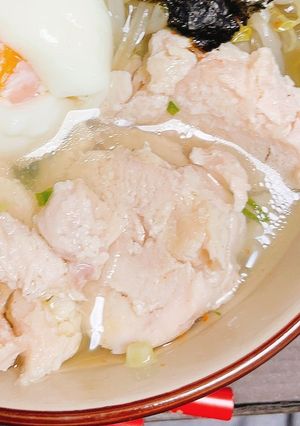 1人160kcal！鶏胸肉ガーリックハム-レシピのメイン写真