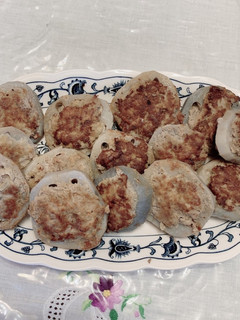 レンコンとひき肉はさみ焼き-レシピのメイン写真