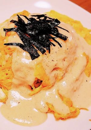 明太子クリームソースのオムライス-レシピのメイン写真