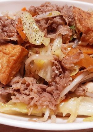 ワインに合う♪肉野菜炒め-レシピのメイン写真