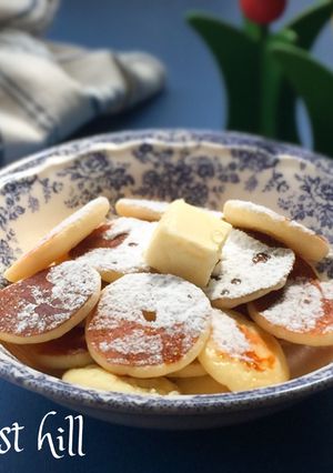 オランダ風ミニパンケーキ・ポッフェルチェ-レシピのメイン写真