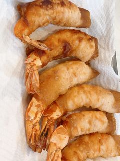 ワンタンの皮でエビフライ-レシピのメイン写真