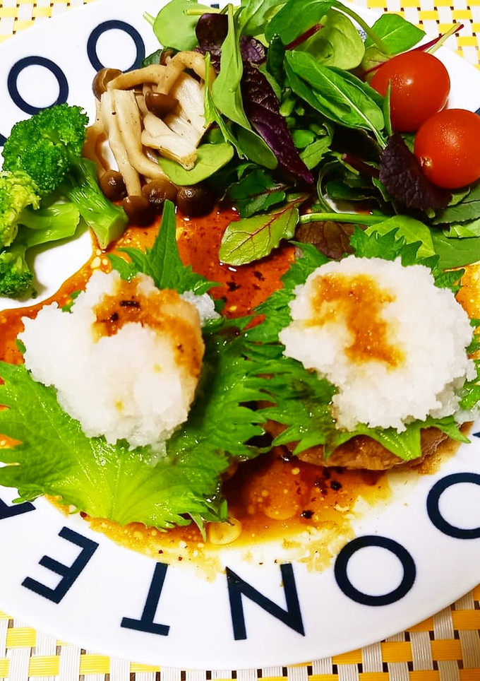 簡単和風ハンバーグ♡照り焼きソース-レシピのメイン写真