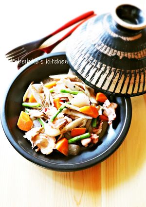 いか軟骨と根菜のオイル蒸し-レシピのメイン写真