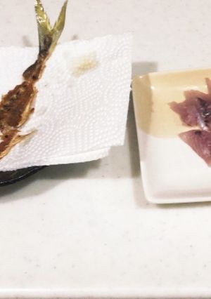 とれたてアジの骨煎餅&刺身-レシピのメイン写真
