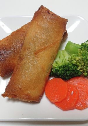 梅の風味でさっぱり☆ささみの春巻-レシピのメイン写真