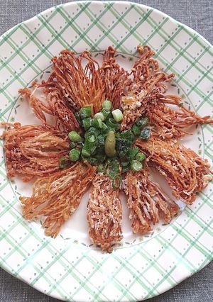大人気カリカリえのきねぎ塩ゆず胡椒唐揚げ-レシピのメイン写真