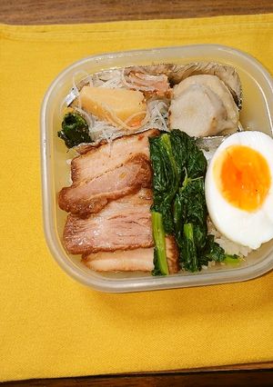 ヨウサマの減塩ルーロー飯弁当-レシピのメイン写真
