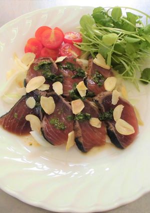 【減塩主菜】かつおの大葉ソースかけ-レシピのメイン写真