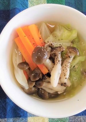 【減塩汁物】春キャベツのスープ-レシピのメイン写真