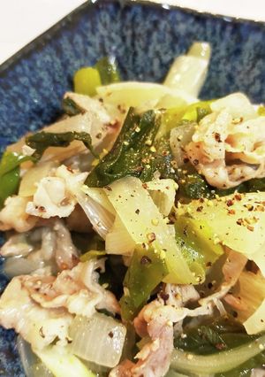 豚バラと野菜の炒めもの♪-レシピのメイン写真