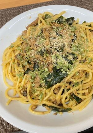 【節約レシピ】イワシとワカメのスパゲティ-レシピのメイン写真