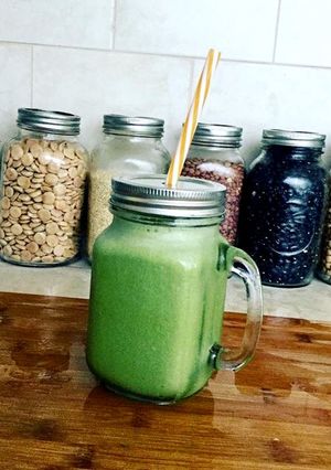 バナナと抹茶のスムージー-レシピのメイン写真