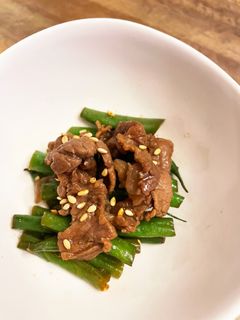 ♡いんげん豆と牛肉の甘辛しぐれ煮♡-レシピのメイン写真