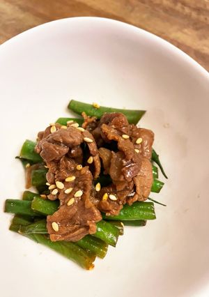 ♡いんげん豆と牛肉の甘辛しぐれ煮♡-レシピのメイン写真