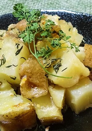 ドライレモンとタイムのハーブソルトポテト-レシピのメイン写真