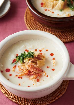 台湾風豆乳のお粥-レシピのメイン写真