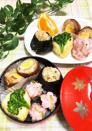 行事食♡春のお花見♡おにぎり弁当-レシピのメイン写真
