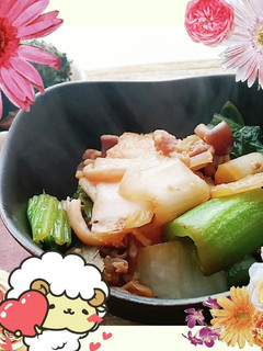 高菜と豚バラの味噌炒め-レシピのメイン写真
