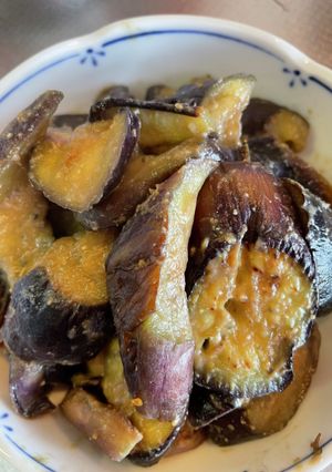 ご飯のお供に時短ヘルシー茄子の味噌炒め-レシピのメイン写真