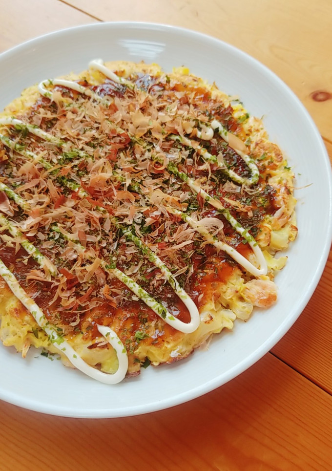 ダイエットに☆おからパウダーでお好み焼き-レシピのメイン写真