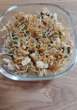 鶏ミンチとちりめんの生姜風味ふりかけ。-レシピのメイン写真