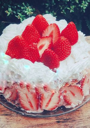 焼かないケーキ♪市販菓子パン&フルーチェ-レシピのメイン写真