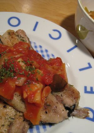 洋風　秋刀魚のトマトソースかけ-レシピのメイン写真