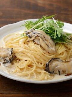【トリュフソース】牡蠣のクリームパスタ-レシピのメイン写真