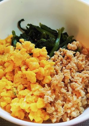 三色丼-レシピのメイン写真