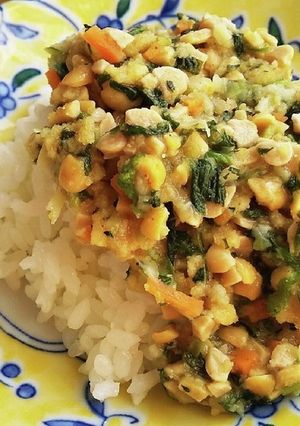 犬ご飯　納豆あんかけ-レシピのメイン写真