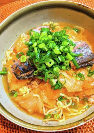鯖缶で魚介系ラーメン-レシピのメイン写真
