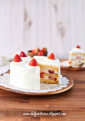 いちごのショートケーキ-レシピのメイン写真