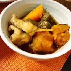 รูปของ 南瓜と舞茸の煮物