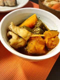 南瓜と舞茸の煮物-レシピのメイン写真
