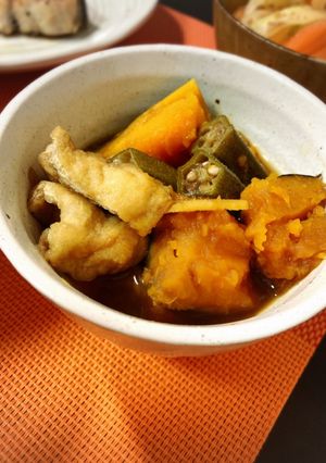 南瓜と舞茸の煮物-レシピのメイン写真