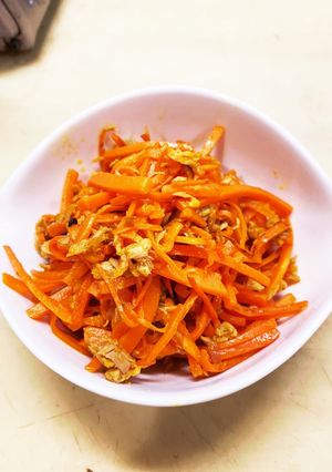 料理初心者が作るにんじんシリシリ-レシピのメイン写真