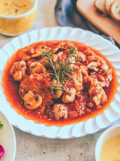 61℃ 栄養価◎鶏もも肉のトマト煮-レシピのメイン写真