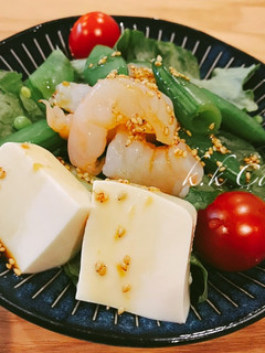 エビとスナップエンドウの豆腐サラダ-レシピのメイン写真