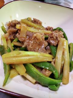 ブロッコリーの芯入り!青椒肉絲-レシピのメイン写真
