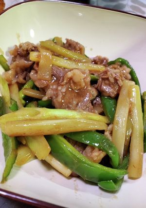 ブロッコリーの芯入り！青椒肉絲-レシピのメイン写真