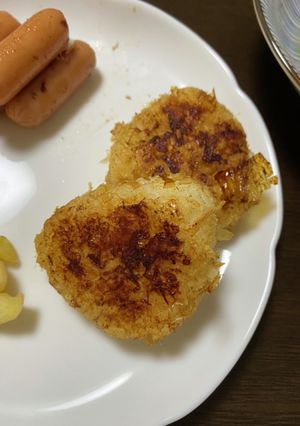 ♡簡単焼きおにぎり♡白おにぎりアレンジ-レシピのメイン写真